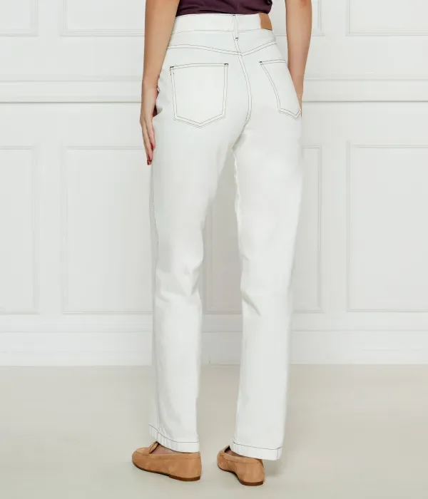 Джинсы relaxed fit Tommy Hilfiger, экрю — фото 3