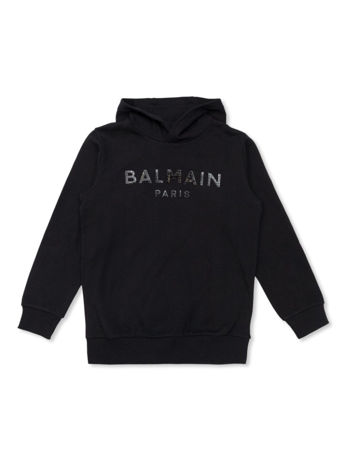 

Balmain Kids худи с логотипом, черный