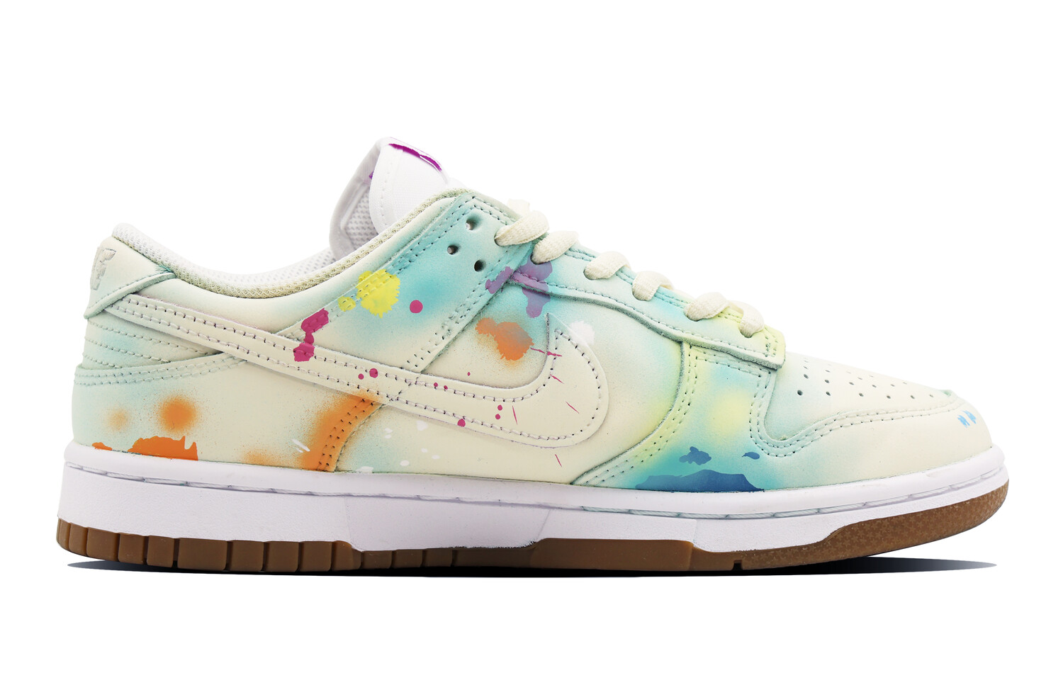 

Кроссовки Nike Dunk Skateboarding Shoes Women's Low-top Red, цвет Off White