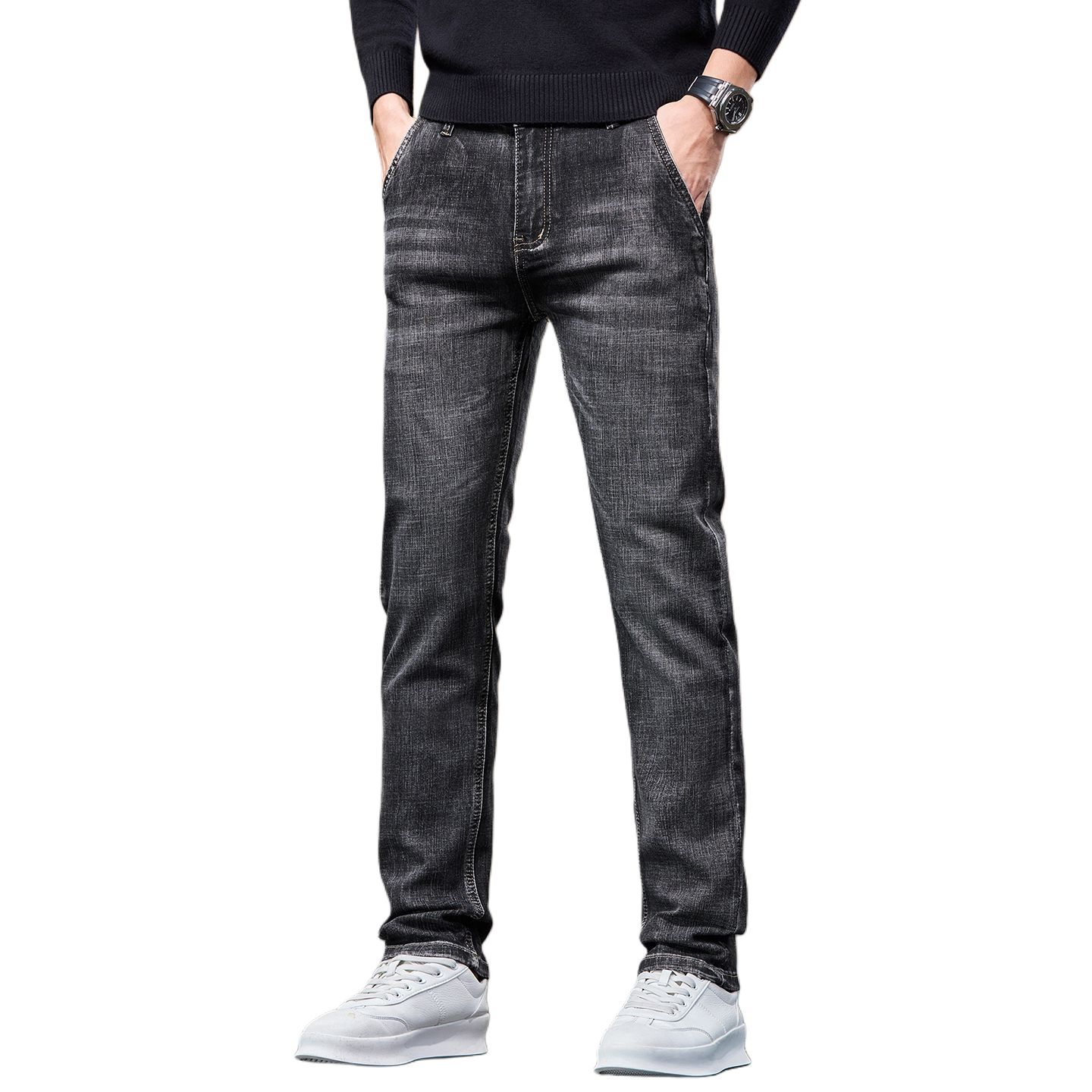 

Джинсы Unisex Moderate Straight Fit Jeep, smoke серый fleece-lined