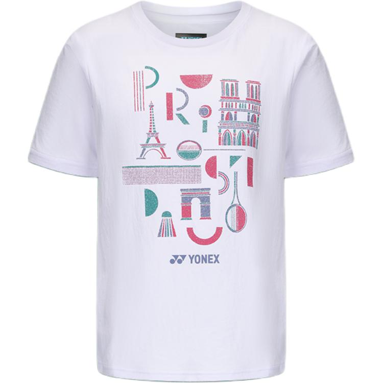 

Футболка для детей с круглым вырезом Moderate YONEX, белый