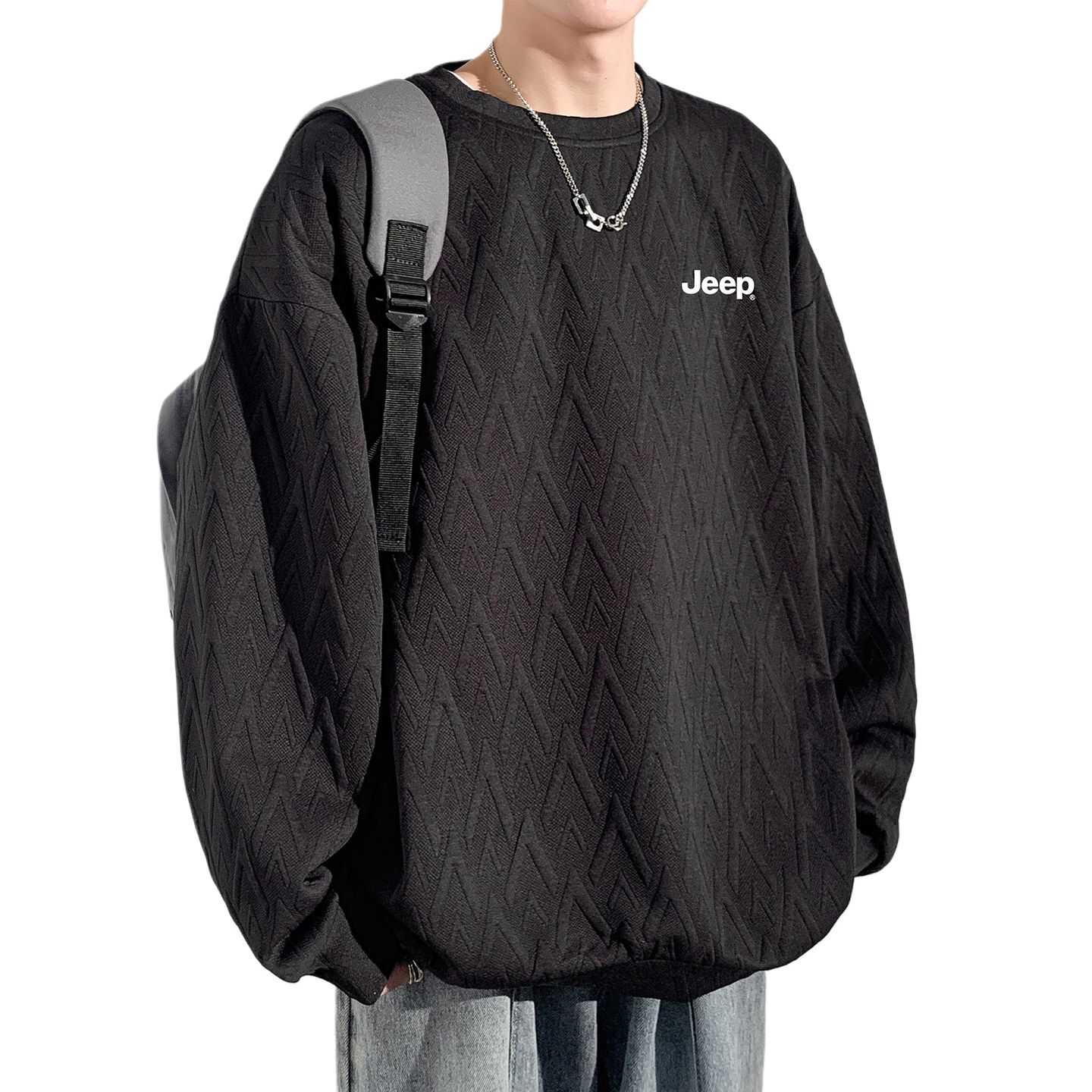 

Свитшот Leisure Collection Unisex Jeep, черный