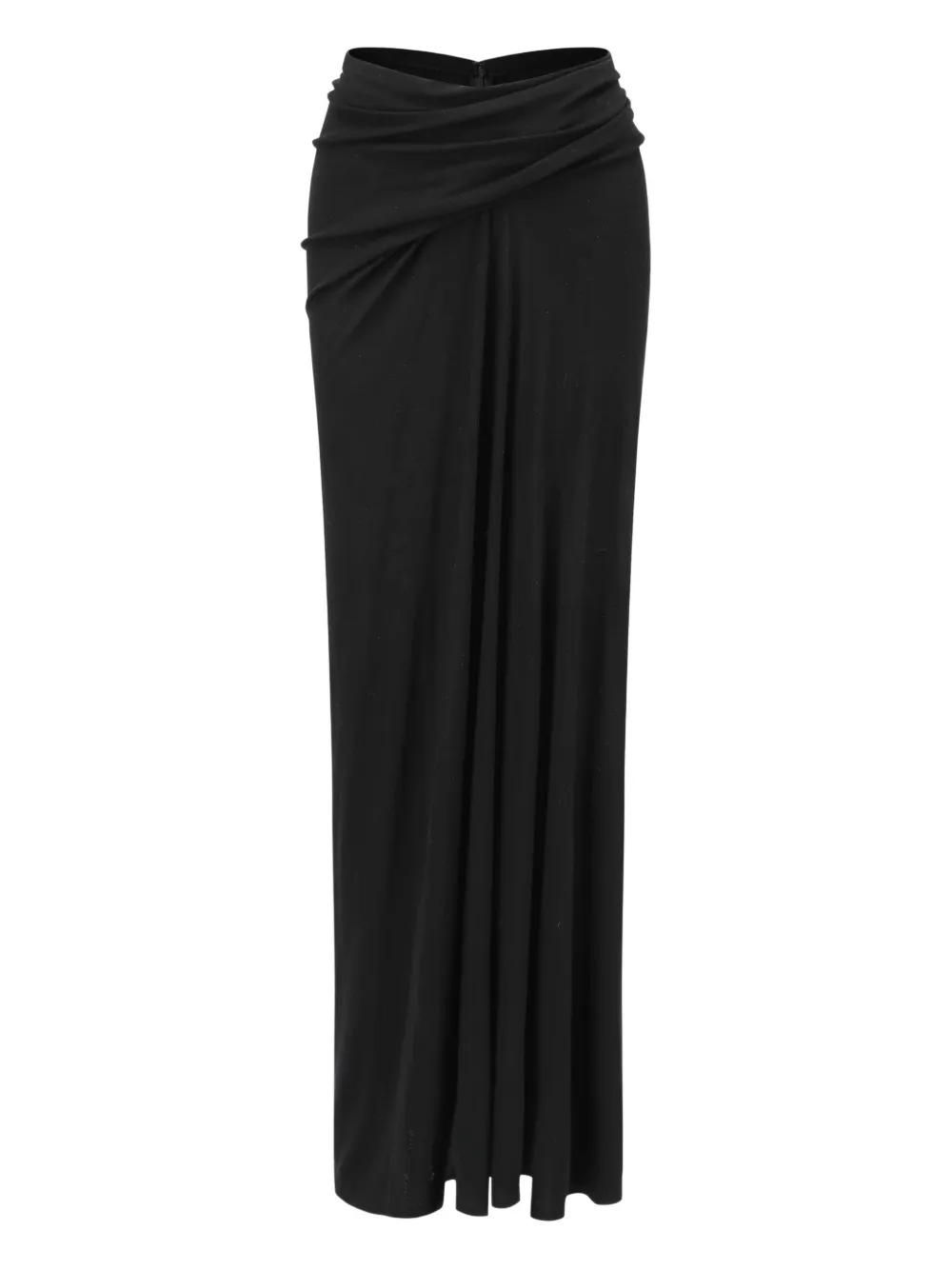 

Макси-юбка с драпировкой OUDE WAAG, черный