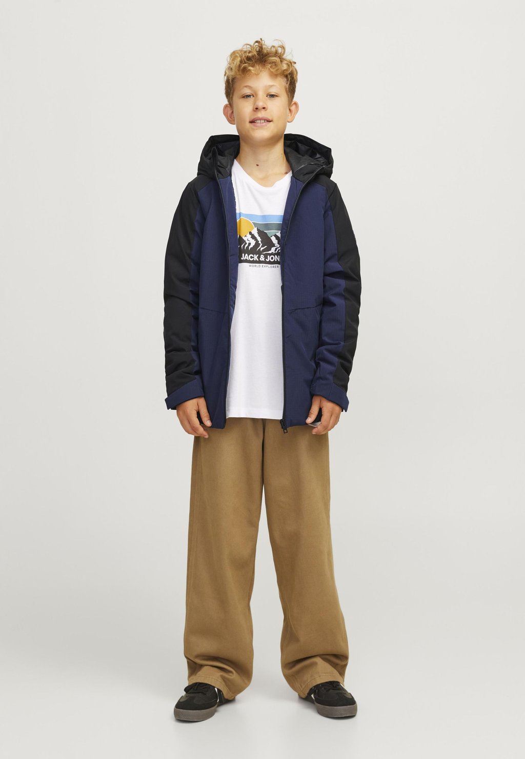 

Демисезонная куртка JWHAXEL TRANSITIONALJNR Jack & Jones Junior, темно-синий