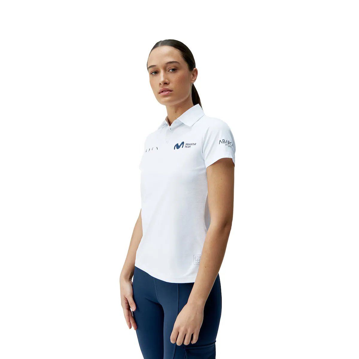 

Женское поло Movistar Born Living Yoga, белый