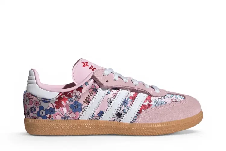 Кроссовки Liberty London x Adidas Samba OG Little Kid, розовый