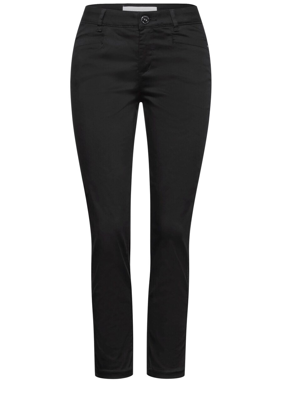 

Брюки чинос STREET ONE Slim fit Chino Pants, черный