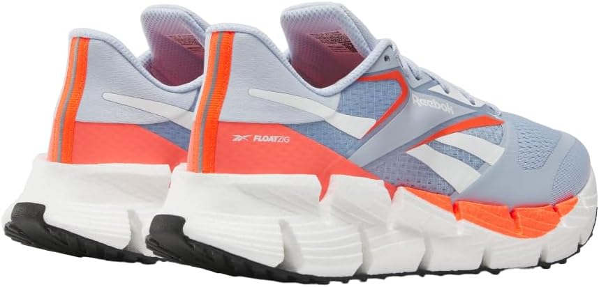 Мужские беговые кроссовки Reebok Floatzig, белый/оранжевый/голубой/бледно-голубой — фото 3