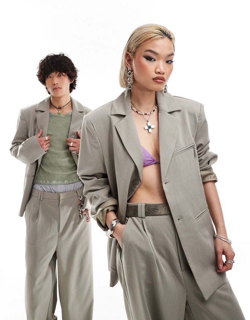 

Комбинированный пиджак COLLUSION UNISEX