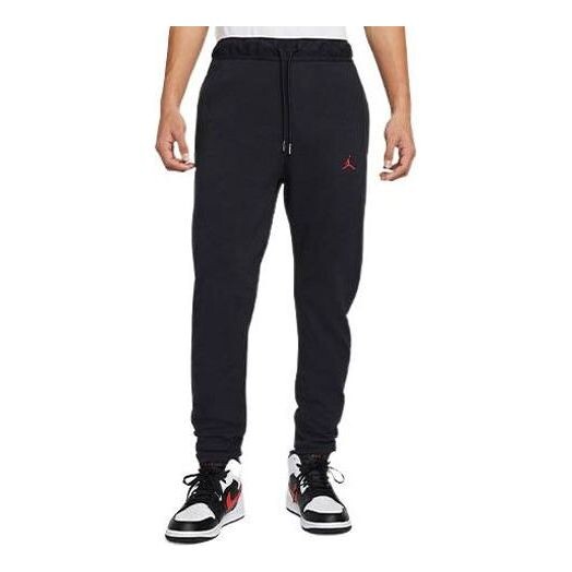 

Спортивные штаны Men's Air Jordan Drawstring Lacing Bundle Feet Sports Pants/Trousers/Joggers Black, черный