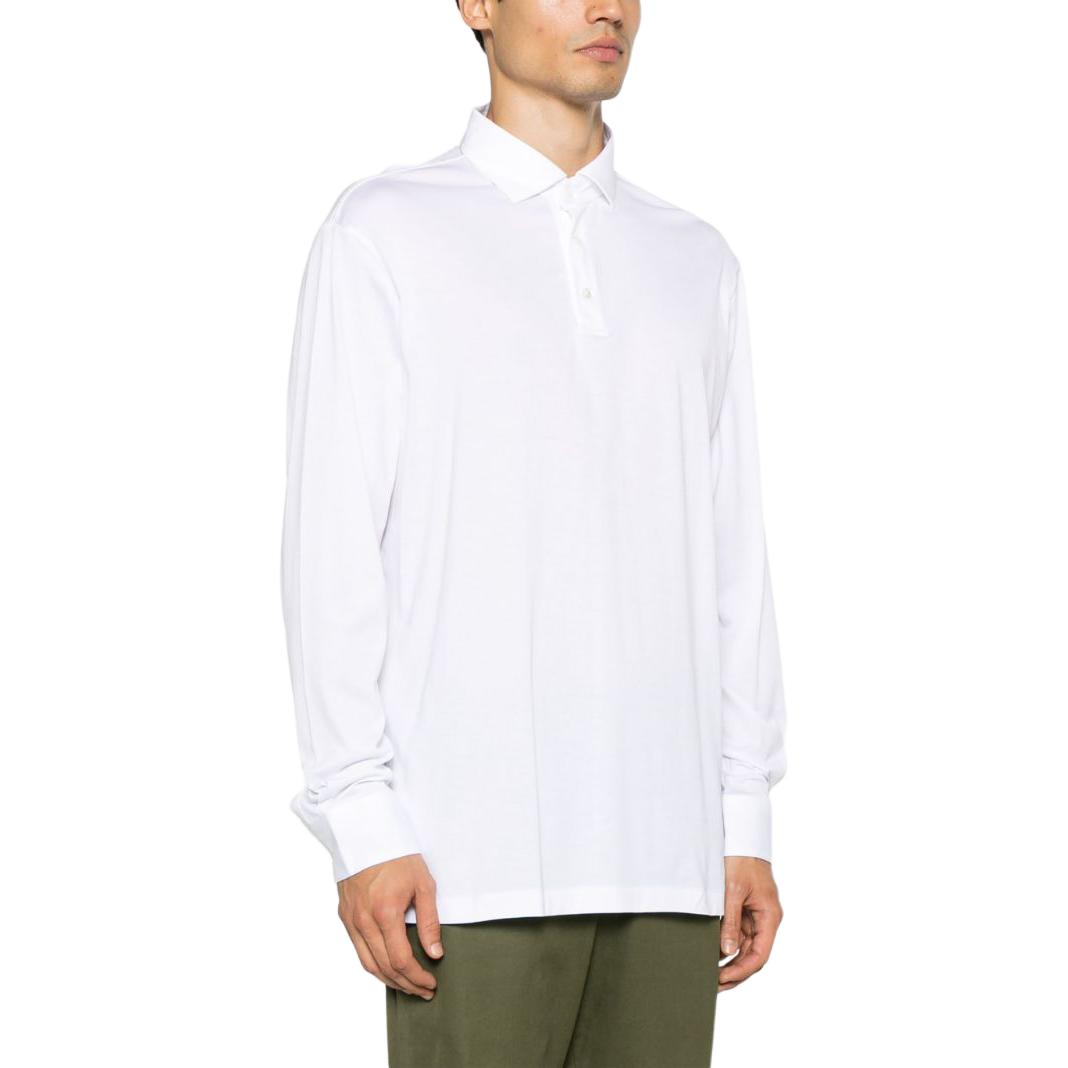 

Поло с длинным рукавом Polo Ralph Lauren, белый