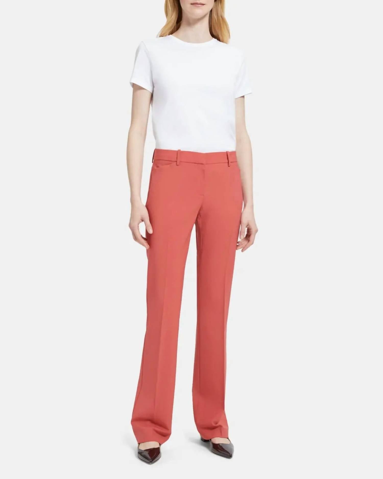 

Брюки Max C3 Stretch Wool Sevona в цвете Orange Light Cranberry Theory