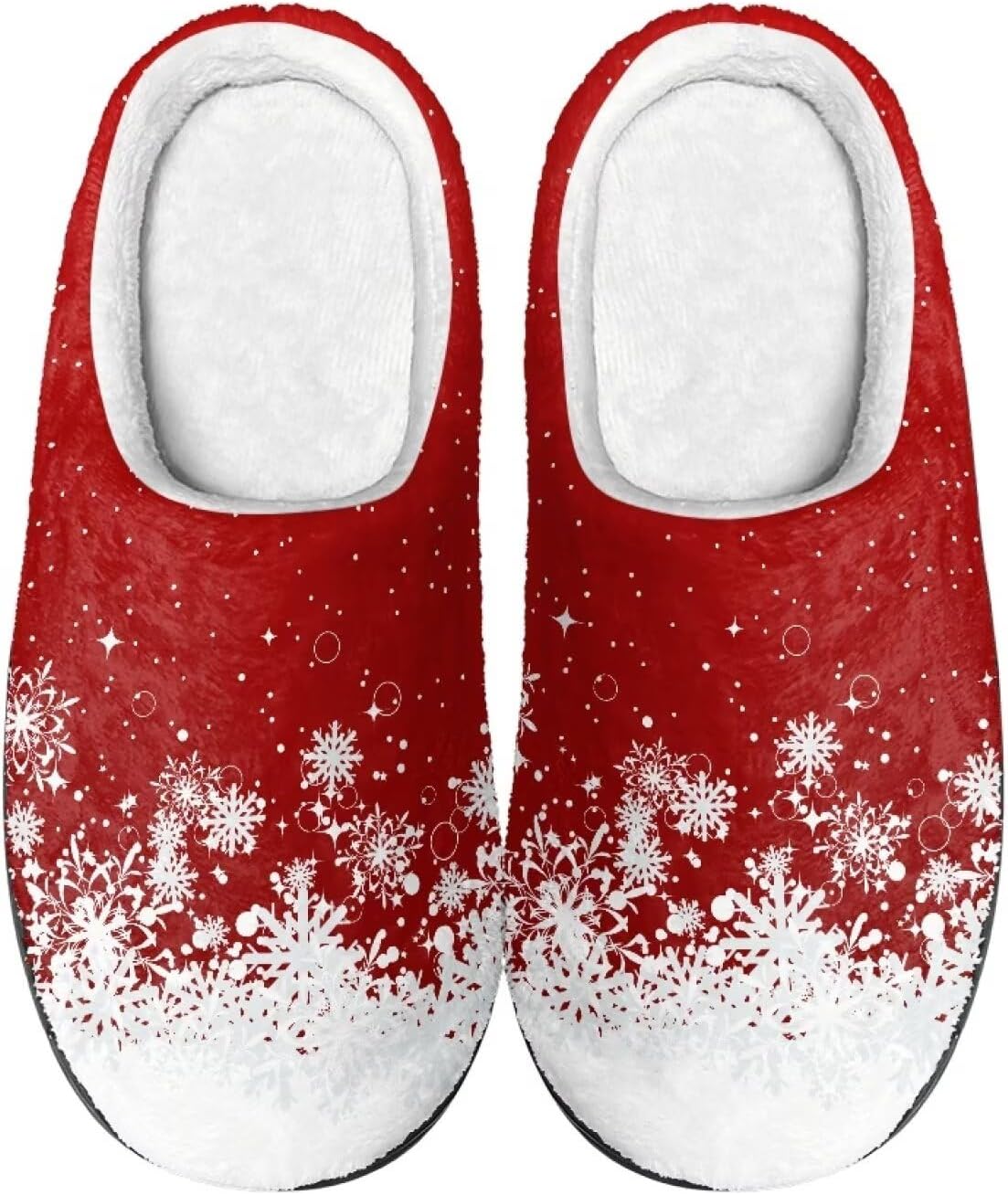 

Рождественские тапочки для женщин и мужчин, зимние мягкие домашние тапочки с нескользящей подошвой, мягкие плюшевые тапочки на выход, унисекс Srengjodk, Cute Christmas Print