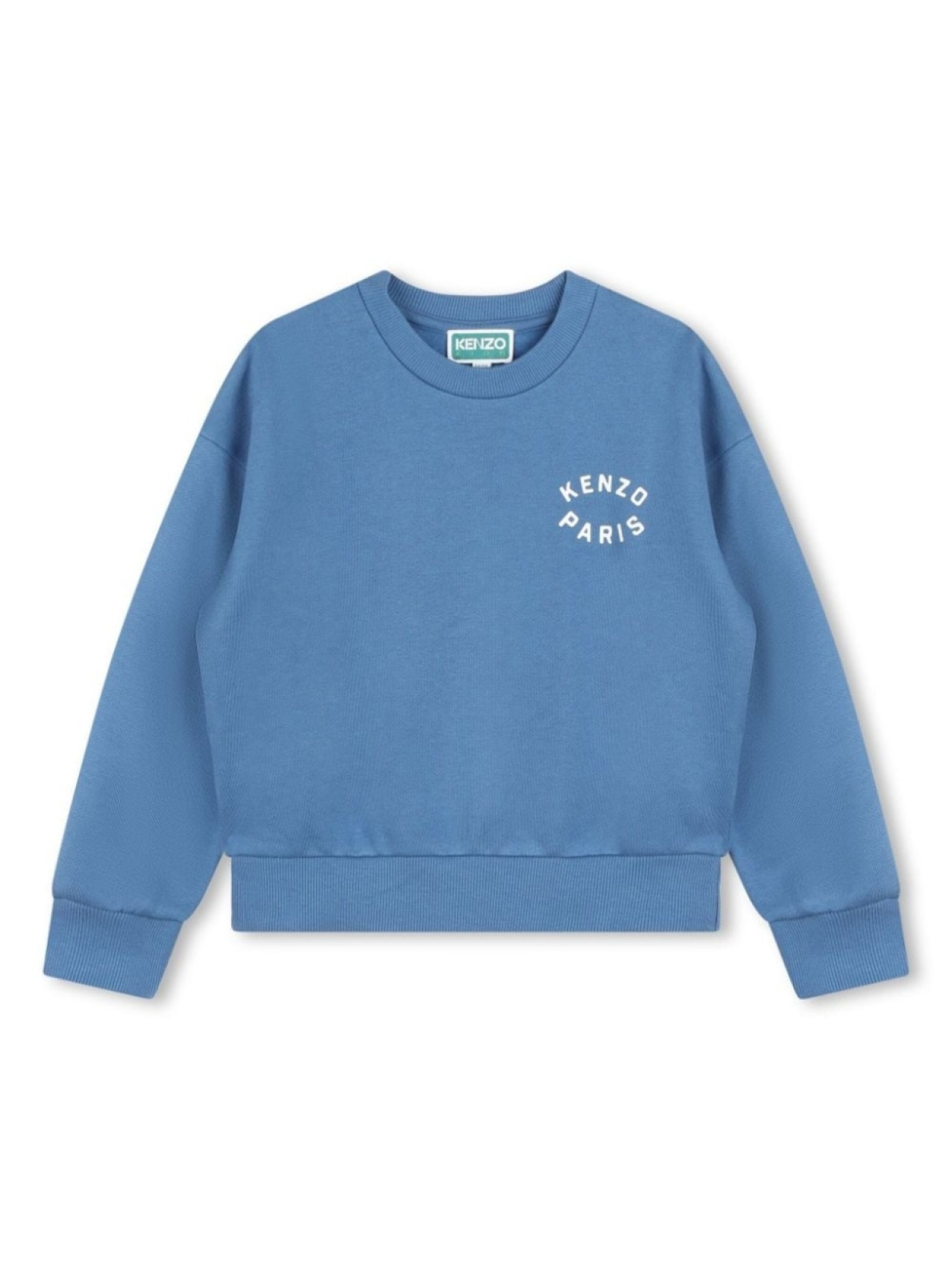 

Kenzo Kids толстовка с логотипом, синий