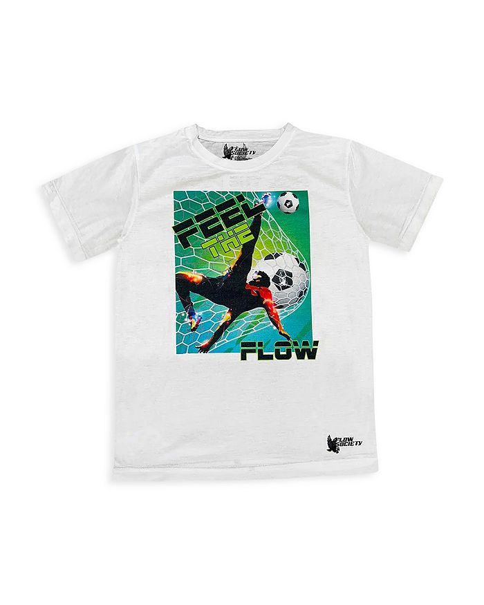 

Футболка для мальчиков Feel the Flow - подростковая Flow Society, белый
