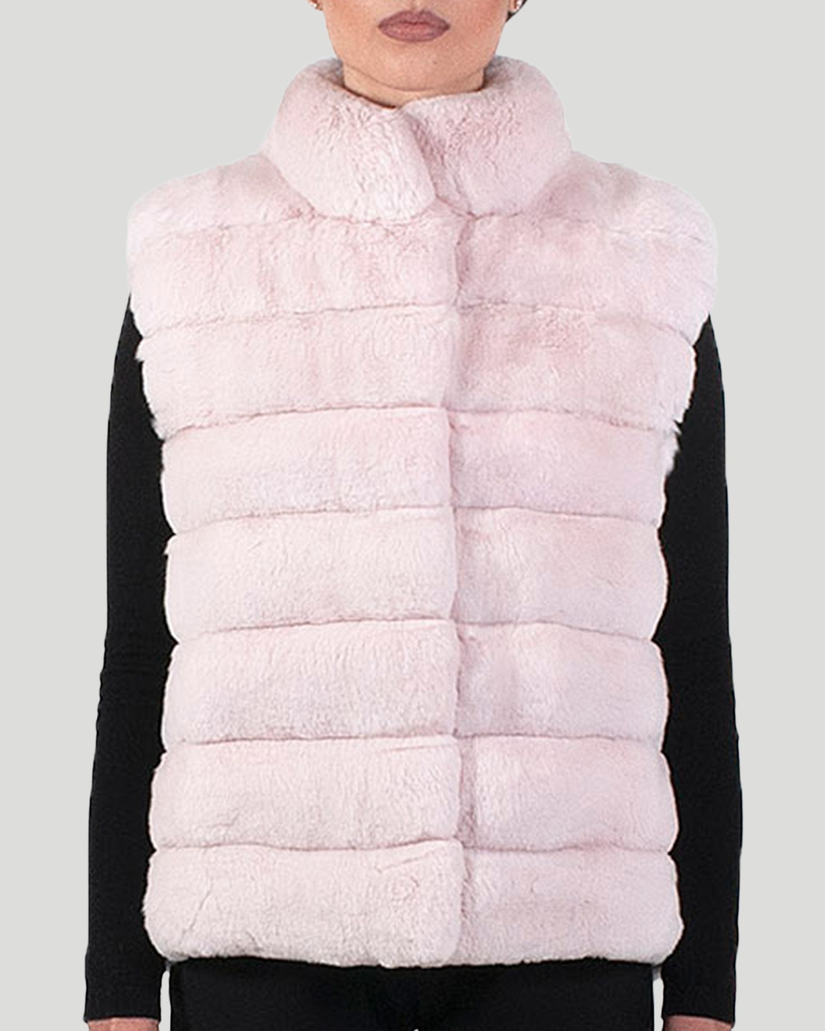 

Классическая жилетка из меха шиншиллы Gorski, Blush