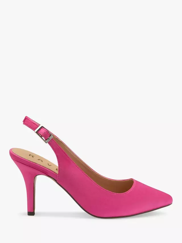 

Туфли-лодочки Ravel Kavan Satin Stiletto Heel Slingback, цвет magenta