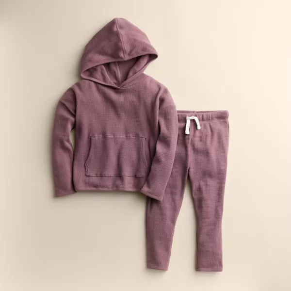 

Уютный комплект из толстовки и штанишек для малышей Little Co. By Lauren Conrad, цвет macbeth purple
