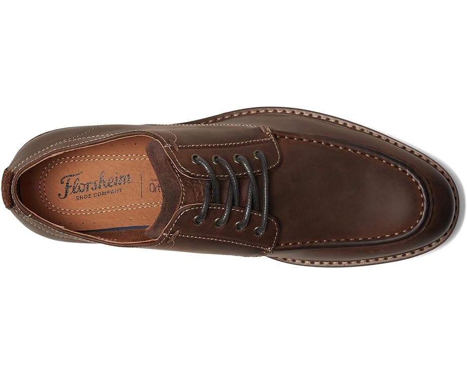 Оксфорды Florsheim Lodge Moc Toe, цвет Brown Crazy Horse — фото 2