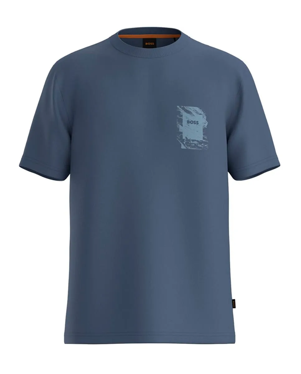 

Мужская футболка с коротким рукавом Boss, темно-синий