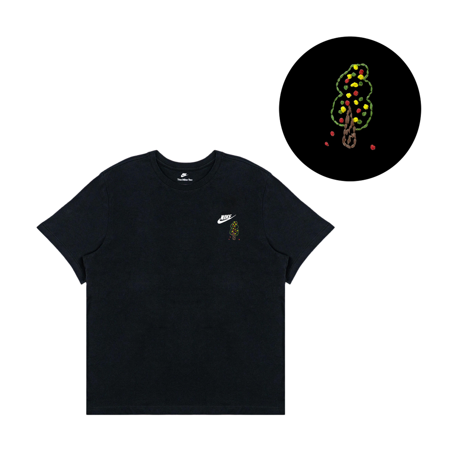 

Nike Футболка мужская черная, Черный, Nike Футболка мужская черная