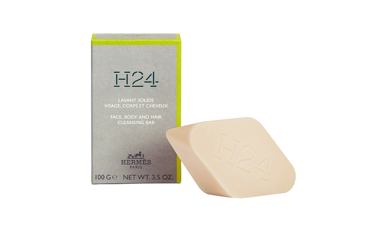 Твердое мыло для лица, тела и волос Hermès H24 Cleansing Bar