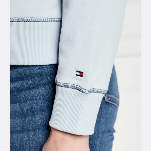 Университетская толстовка стандартного кроя реглан Tommy Hilfiger, синий — фото 4