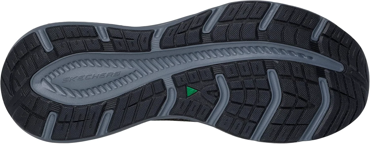 Мужские кроссовки Skechers Edgeride Commissioner с удобной посадкой без шнурков, черный — фото 4