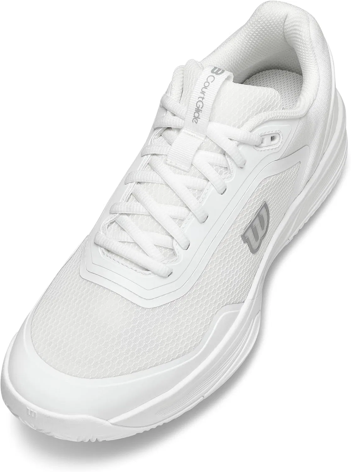Мужские теннисные кроссовки Wilson Courtglide для ракеточных видов спорта, White — фото 4