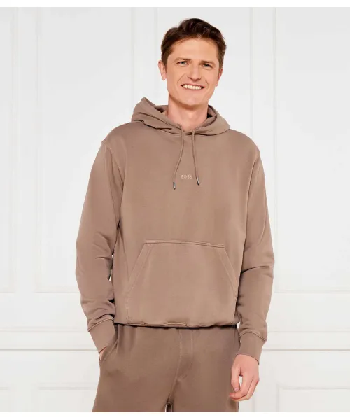 

Толстовка we_dye_hood Regular fit Boss Orange, коричневый