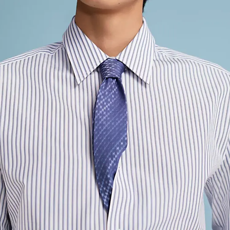 Футболка Fasone H Ties мужская синяя HERMES — фото 4