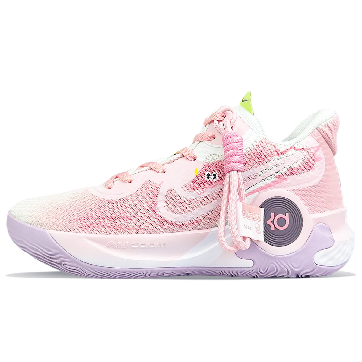

Кроссовки Nike KD Trey 5 X Vintage Basketball Shoes Unisex Mid-top White, розовый