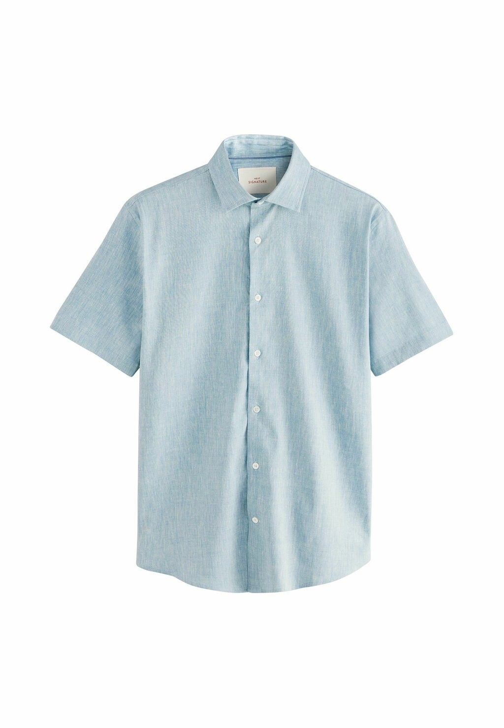 

Рубашка SIGNATURE SHORT SLEEVE REGULAR FIT Next, синий