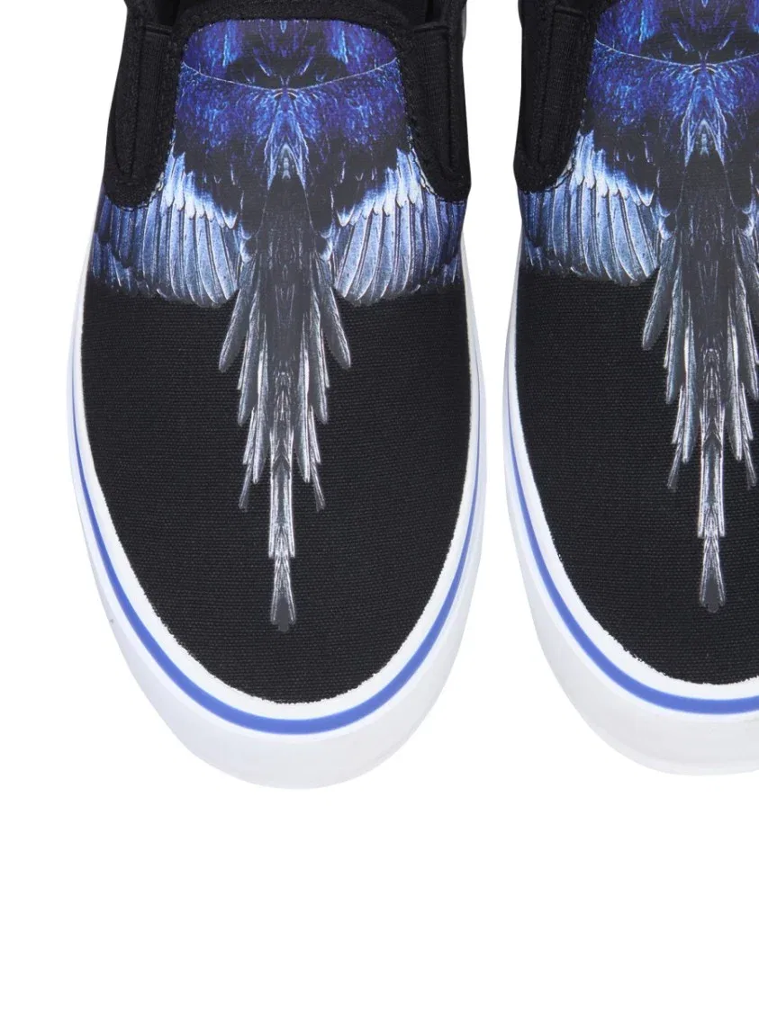 Вулканизированные слипоны Marcelo Burlon, белый — фото 4