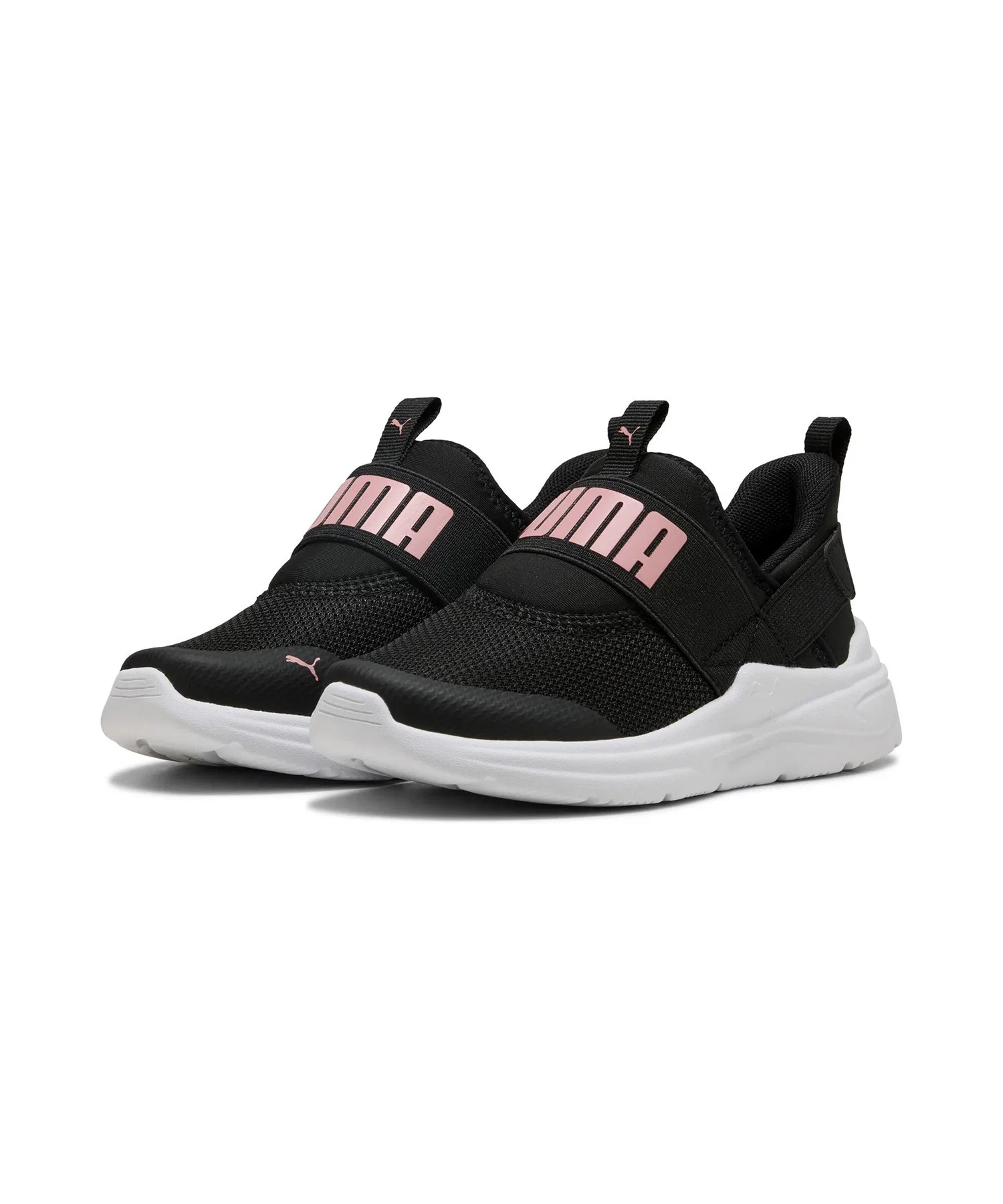 Детские кроссовки-слипоны PUMA SOFT WIRE EASE IN розовые