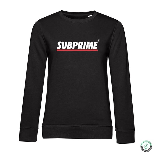 

Полосы пуловера-свитера Subprime, черный