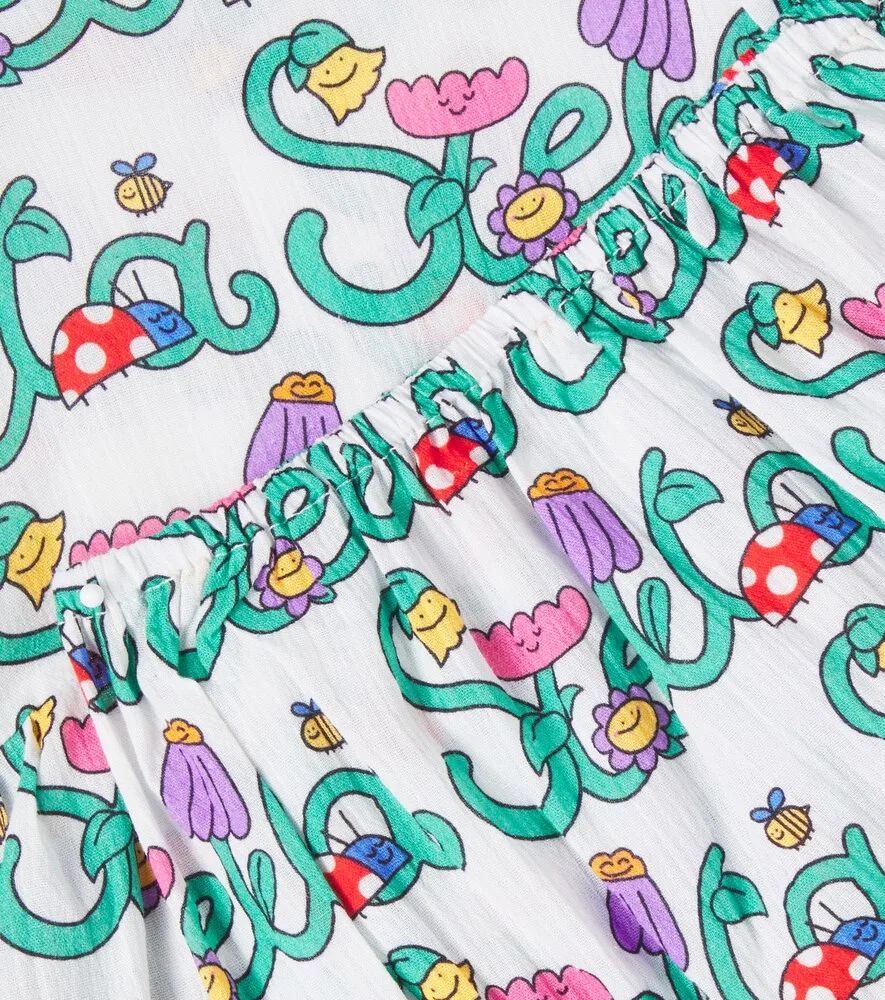 Комплект Baby Stella Vine: платье и панталоны Stella McCartney Kids, мультиколор — фото 3