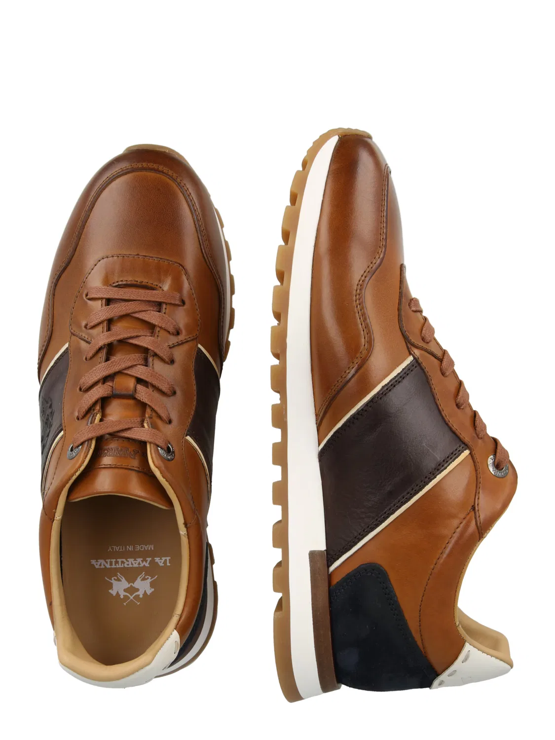 Кроссовки 'Todi' La Martina, Cognac/Dark Brown — фото 2