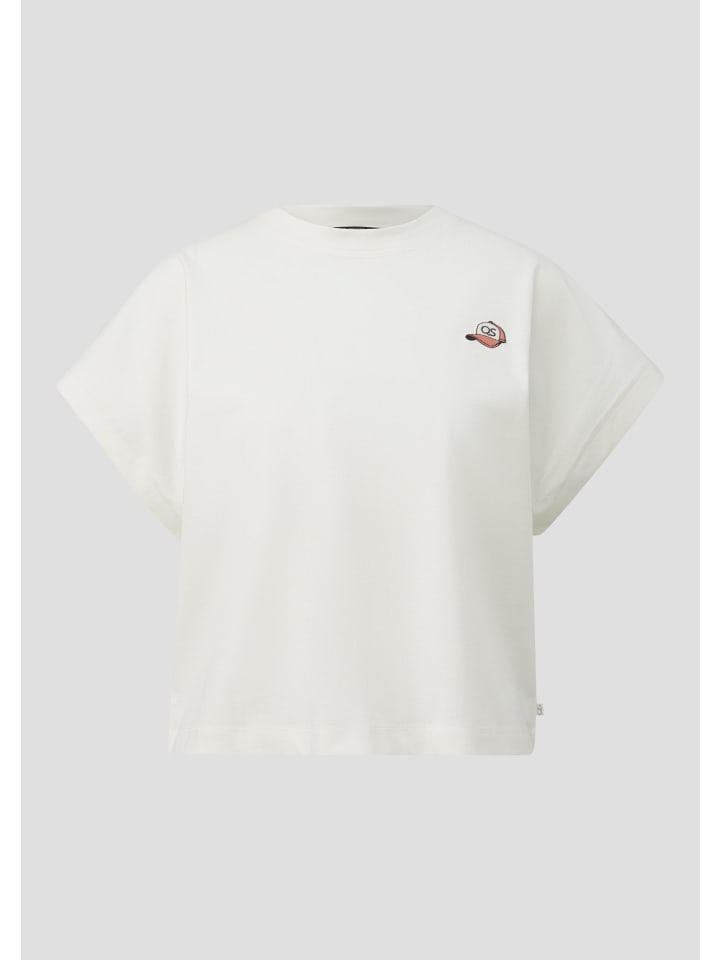 

Футболка QS, кремовый