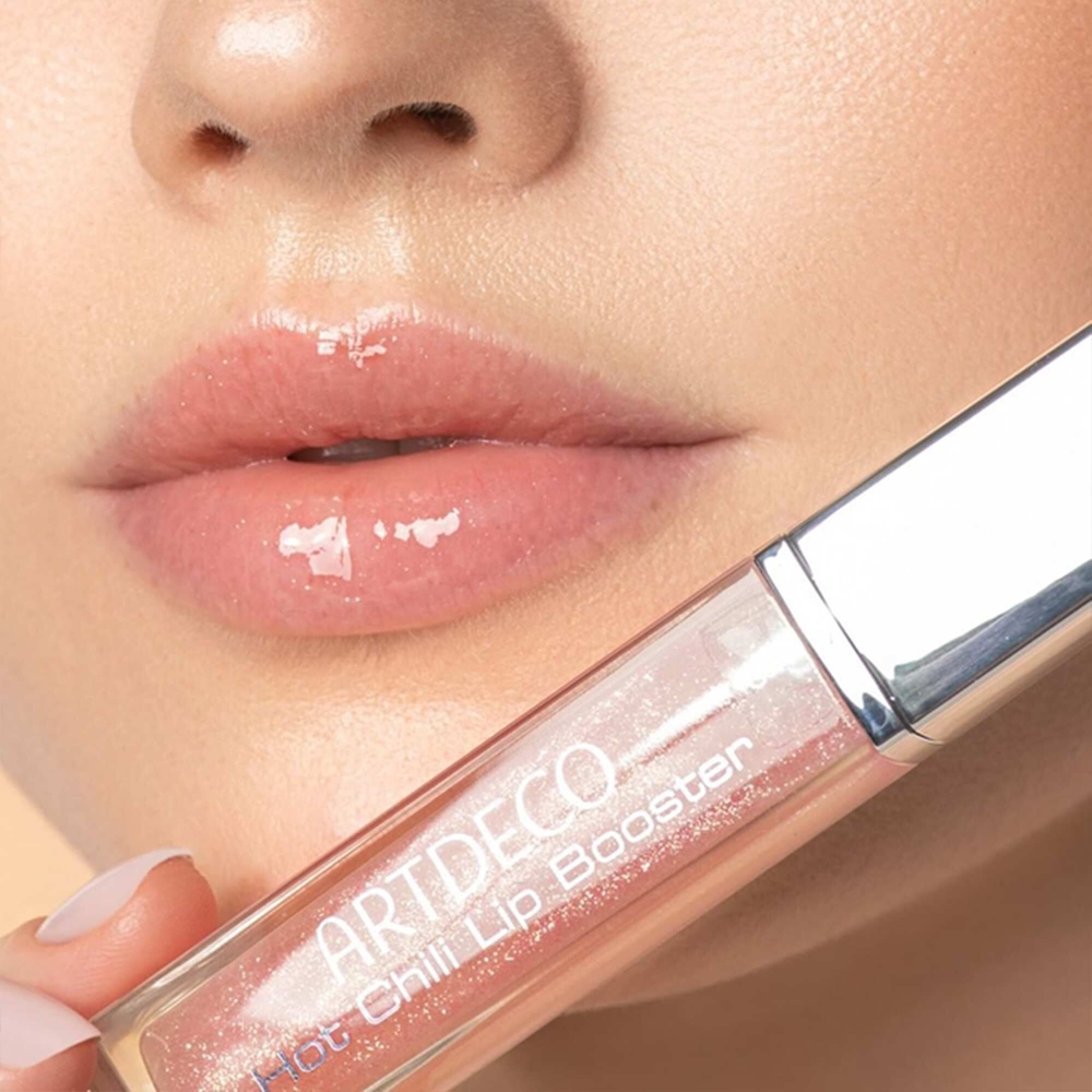Hot chili lip booster мерцающий блеск для губ с эффектом объема Artdeco, atspalvis glossy chili 6 мл — фото 2