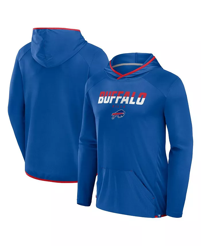 

Мужская переходная худи-футболка с длинным рукавом Royal Buffalo Bills Defender Fanatics
