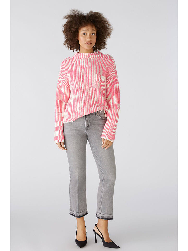 

Пуловер Oui Pullover, розовый