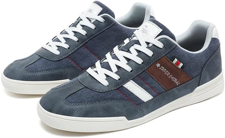 

Мужские кроссовки из канваса для бездорожья, повседневная обувь для путешествий на открытом воздухе, противоскользящие, удобные и легкие Lhyxu, синий