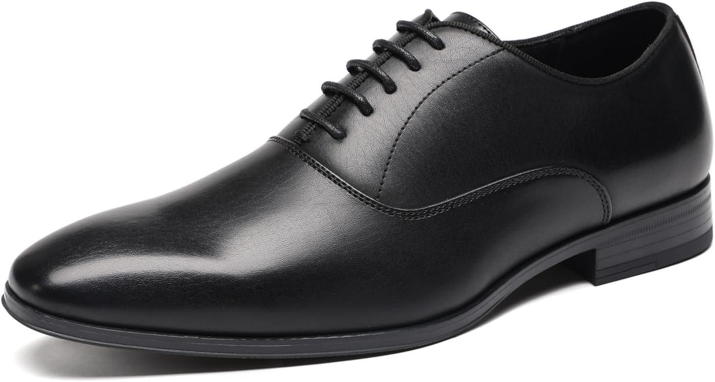 

Мужские классические современные формальные оксфорды с шнуровкой TYNDALL, черные, для бизнеса, свадеб, официальных ужинов, церковных служб, театральных представлений