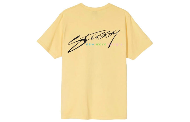 

Футболка мужская желтая Stussy, желтый
