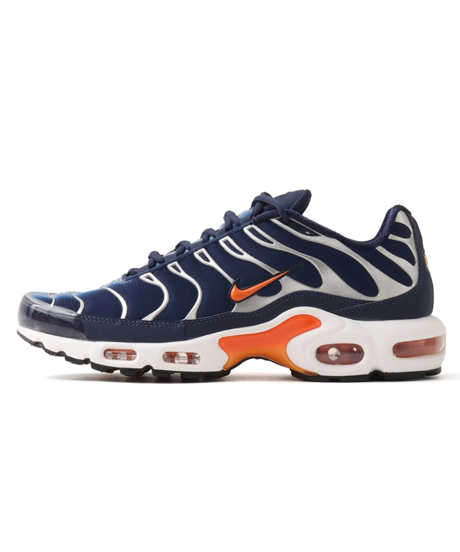 Кроссовки с технологией Tuned Air NIKE AIR MAX PLUS navy — фото 4