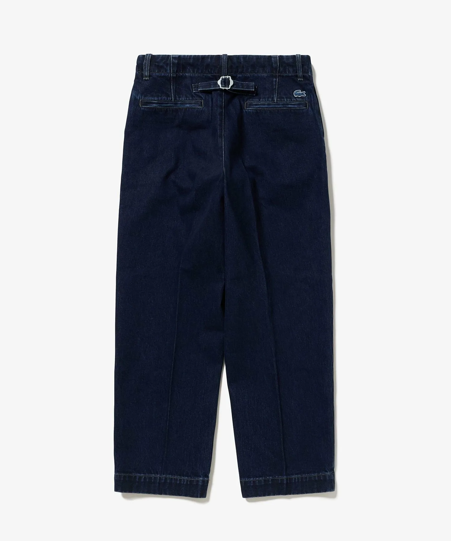 Рабочие брюки из денима со складками LACOSTE, Indigo Blue