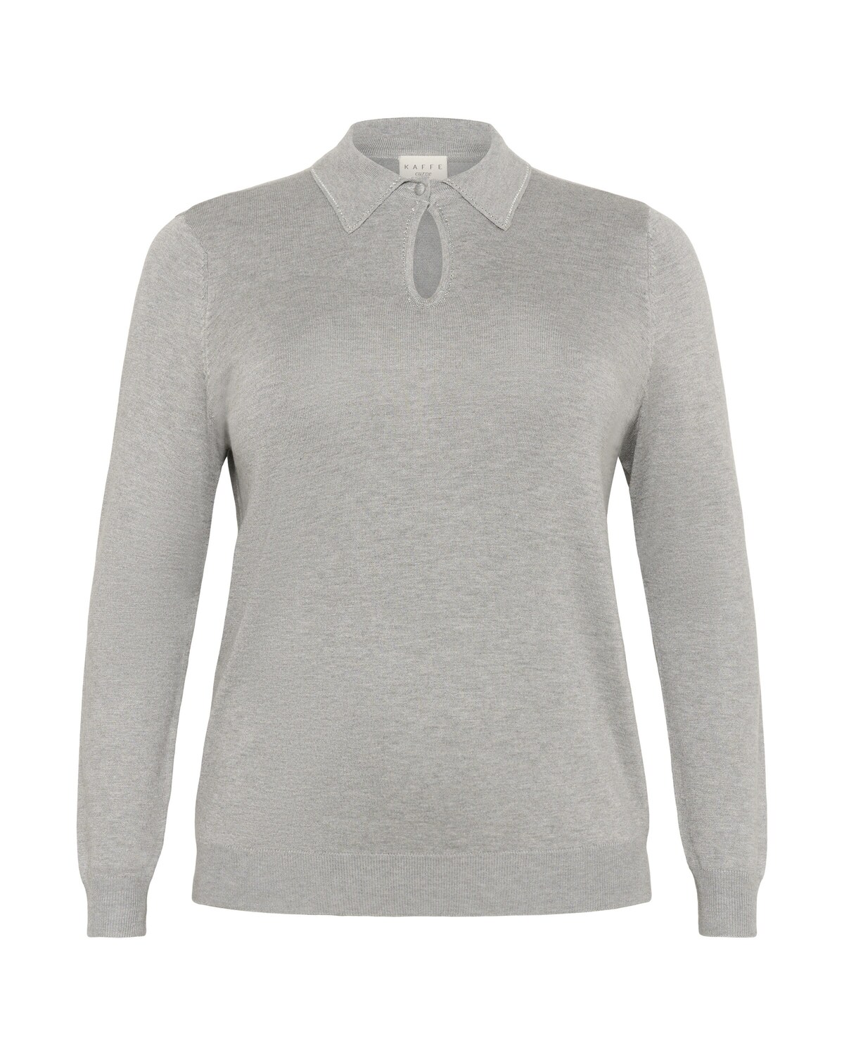 

KAFFE CURVE Свитер 'KCjanna' в сером цвете