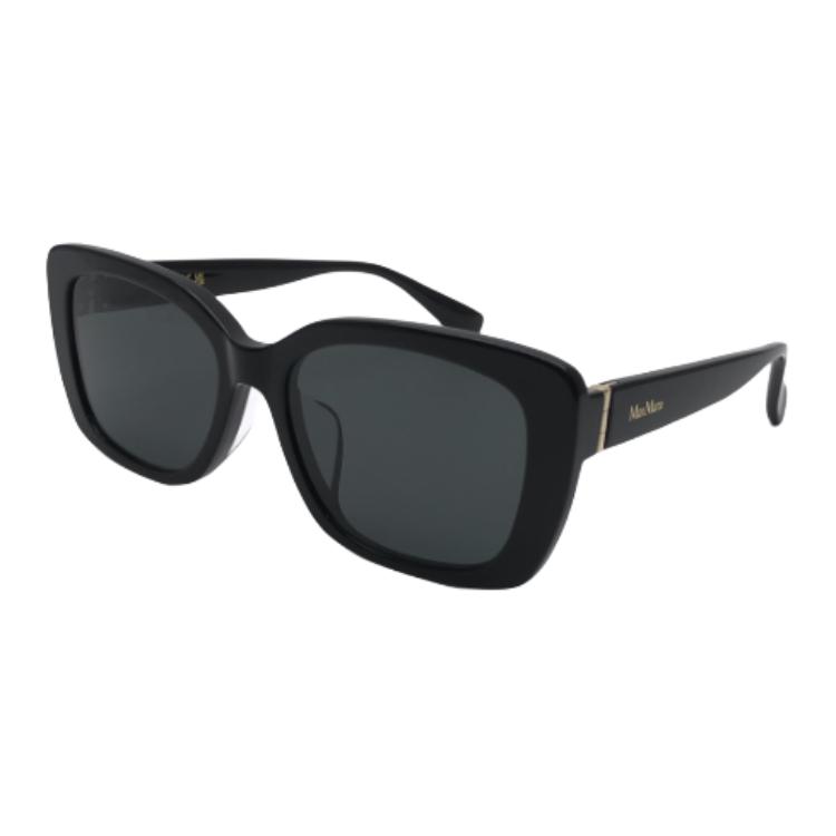 

MaxMara Ацетатная оправа для солнцезащитных очков нестандартной формы унисекс черный, Black