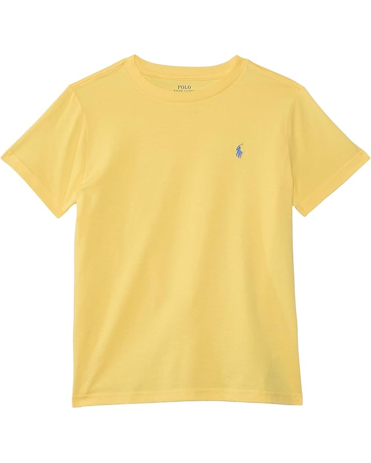 

Футболка Polo Ralph Lauren Kids Cotton Jersey Crewneck Tee, цвет Oasis Yellow/C7347